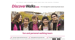 Desktop Screenshot of discoverwalks.com